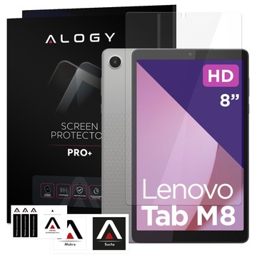 Alogy Szkło hartowane na tablet 9H do Lenovo Tab M8 TB-8505F, TB-8505L, TB-8705X, TB-8705F, TB-8705L