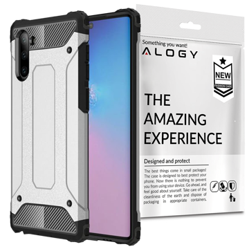 Etui Alogy Hard Armor do Samsung Galaxy Note 10 srebrne