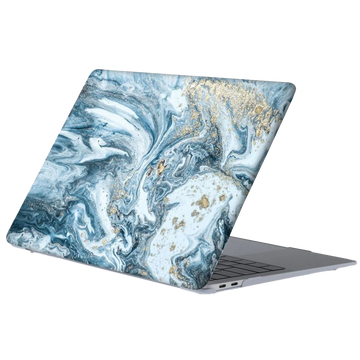 Etui do Apple MacBook Air 13 2019 Alogy Hard Case Marble marmur niebieski