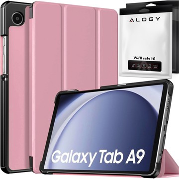 Etui do Samsung Galaxy Tab A9 2023 8.7" X110 / X115 obudowa na tablet Case Alogy Book Cover Różowy