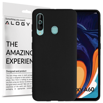 Etui na telefon silikonowe Alogy do Samsung Galaxy A60 czarne