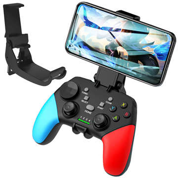 Gamepad Alogy Pad bezprzewodowy z uchwytem na telefon Gaming Set Czarny