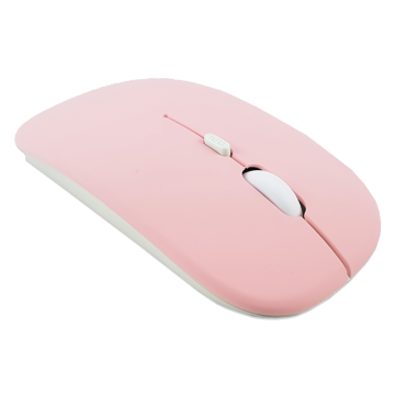 Myszka bezprzewodowa Alogy Mouse do laptopa tabletu różowa